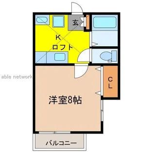 メゾンソレイユ【2階】の間取り