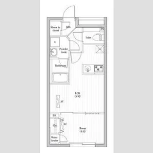 コンポジット渋谷本町【3階】の間取り