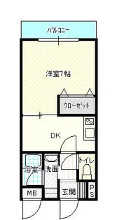 メゾンドール八島【5階】の間取り