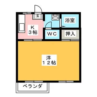 オレンジハウスC【2階】の間取り