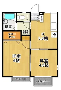 2Kの間取り画像