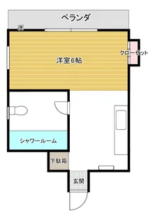 コーポラス広田【3階】の間取り