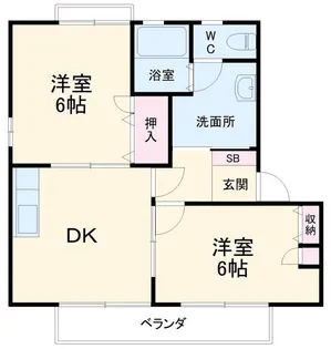 マルシイII【2階】の間取り