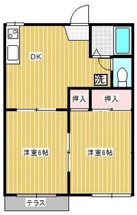 瀬戸コーポ【1階】の間取り