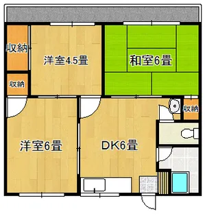 原田マンション【2階】の間取り