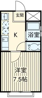 バルパレーアトリエIII【4階】の間取り