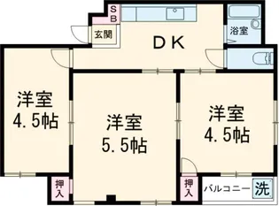 山根ビル【3階】の間取り