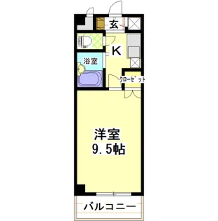 岡山県倉敷市玉島爪崎【マンション】の間取り
