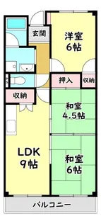 大阪府門真市柳町【マンション】の間取り
