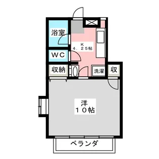 CASAマサキE【1階】の間取り