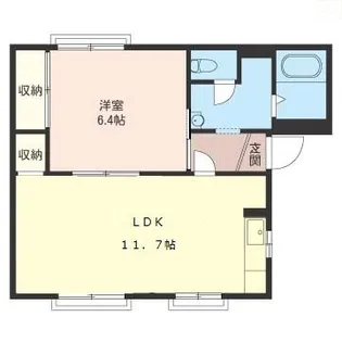 ポートタウンD【1階】の間取り