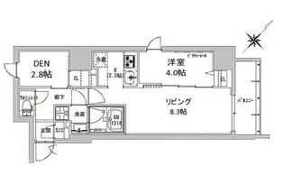 S-RESIDENCE神田avance【6階】の間取り