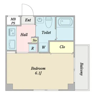 デイジーコート【2階】の間取り