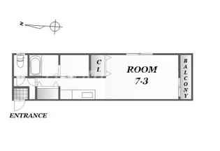 花ぽーとII【1階】の間取り