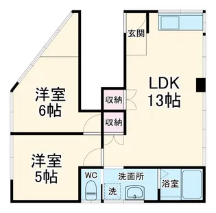大義ビル【2階】の間取り