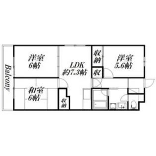 コンフォール【3階】の間取り