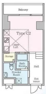 レイオーバー金町【4階】の間取り