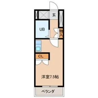アミューズコート【2階】の間取り