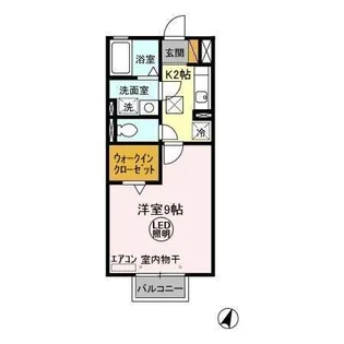 アネックスMITO II【1階】の間取り