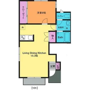 グラン・シャリオ【1階】の間取り