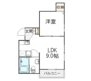 日神パレス戸越【2階】の間取り