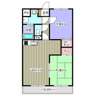 レジデンスサニー【1階】の間取り