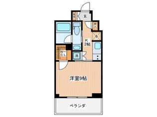 レックスお花茶屋ウエスト【2階】の間取り