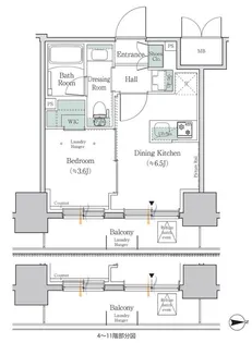 東京都板橋区大山東町【マンション】の間取り