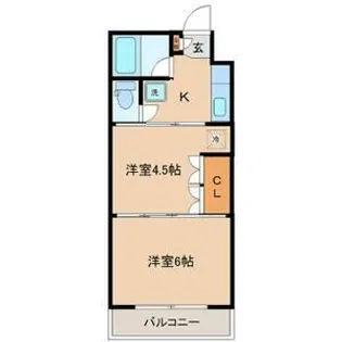 2Kの間取り画像