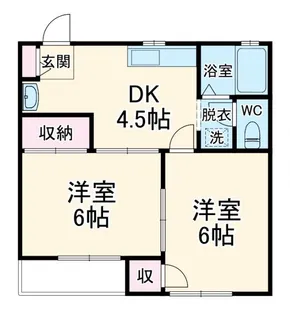 メゾングリーンパークSー2【2階】の間取り