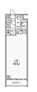 六本木デュープレックスエムズ【2階】の間取り