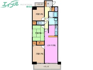 ラポルテ桑名駅前【4階】の間取り