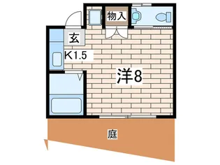 ロ-リエ【1階】の間取り