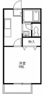 M1ヤナゼパナハイツ【2階】の間取り