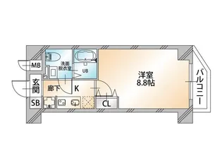 オーキッドレジデンス本駒込【3階】の間取り