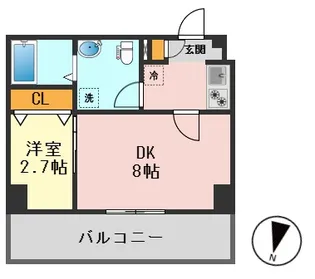 東京都葛飾区青戸5【マンション】の間取り