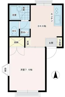 東京都多摩市永山1【アパート】の間取り