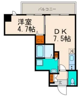 メゾン TADO メゾン TADO【7階】の間取り