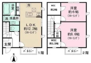 東京都杉並区永福4【一戸建】の間取り