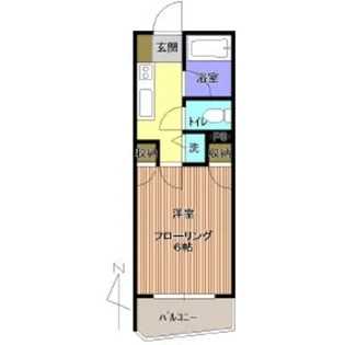 メゾンマレヴォワール【1階】の間取り