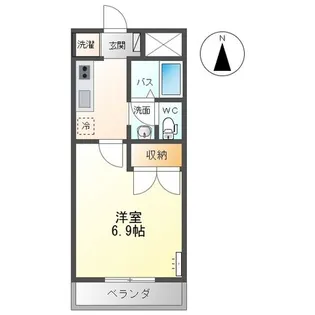 プチポワール【2階】の間取り
