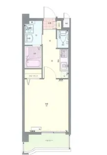 1Kの間取り画像