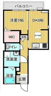 フラッツ・ベル【1階】の間取り