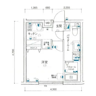 Ludens上井草【4階】の間取り