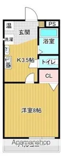 ビラエントピアII【2階】の間取り