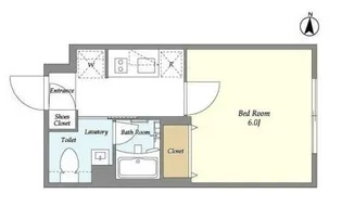 ガーデンレジデンス恵比寿【2階】の間取り