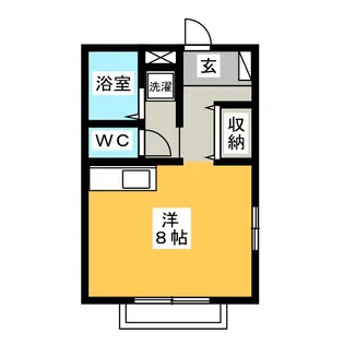 BB白山【1階】の間取り