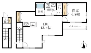 シャルマン【2階】の間取り