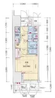 プレサンス福島吉野ミナージ【6階】の間取り