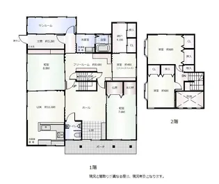 石川県金沢市大浦町ヘ【一戸建】の間取り